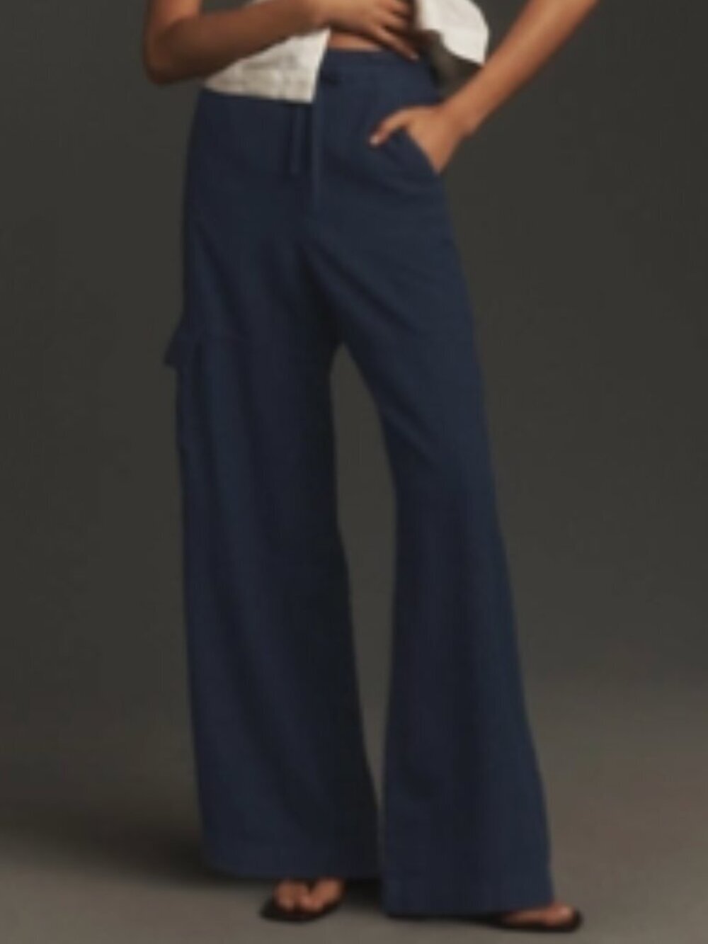 Linen Beach Cargo Pants